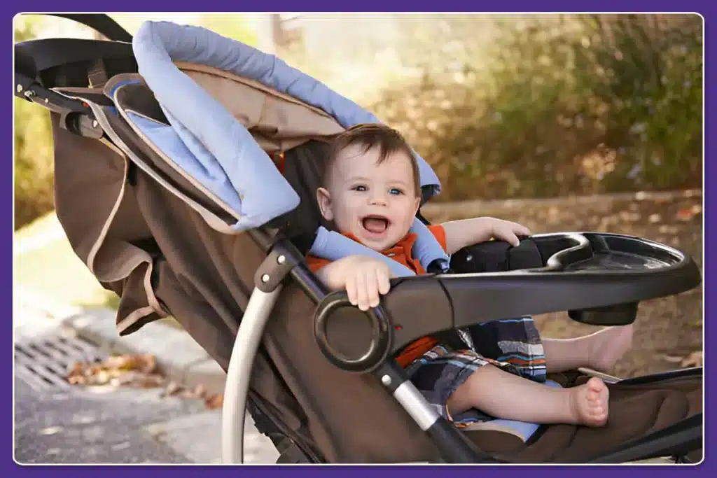 Folding a Baby Trend Stroller